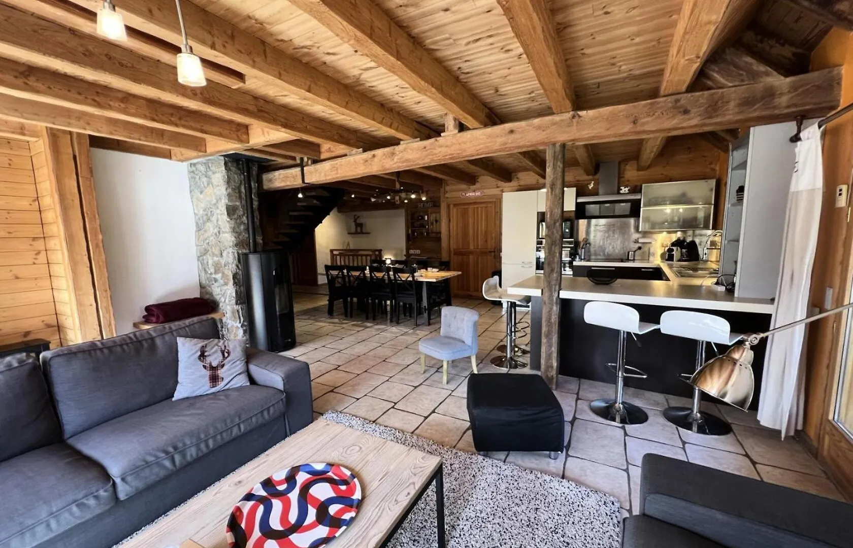 Residence Maison De Pays La Villette - Appartement Type Chalet Renove - Acces Pistes Par Navette - Vue Panoramique Mae-2904 생샤프리 아파트